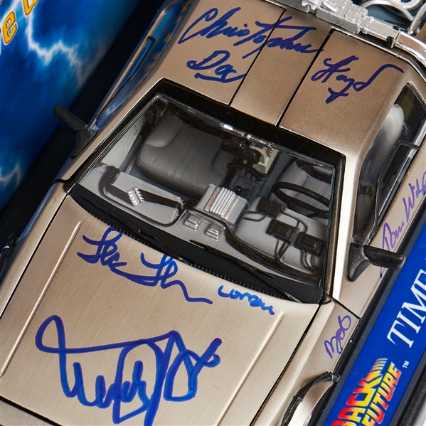 ''Back to the Future'' Cast-Signed DeLorean