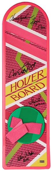 ''Back to the Future'' Cast-Signed Hoverboard -- Including Michael J. Fox's Autograph