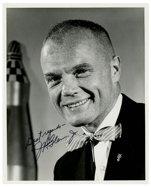 John Glenn Signed 8 x 10 Photo