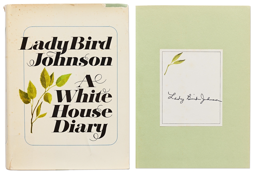 Lady Bird Johnson Signed First Edition of ''A White House Diary'' -- With PSA/DNA COA