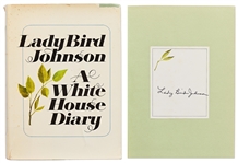 Lady Bird Johnson Signed First Edition of A White House Diary -- With PSA/DNA COA
