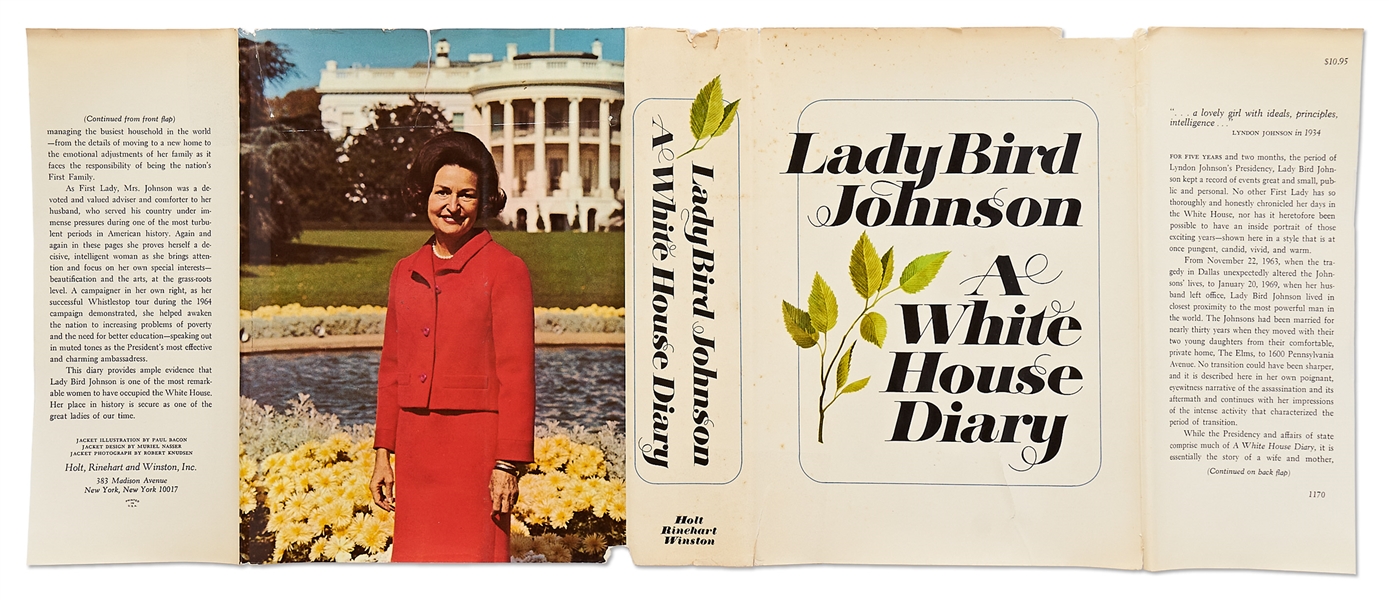 Lady Bird Johnson Signed First Edition of ''A White House Diary'' -- With PSA/DNA COA