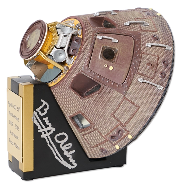 Buzz Aldrin Signed Apollo 11 Command Module Model