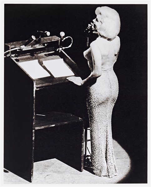 Very Rare Happy Birthday, Mr. President Poster for John F. Kennedy's 1962 Birthday Party at Madison Square Garden with Marilyn Monroe -- Plus Original Program, Handbill & PSA Encapsulated Ticket