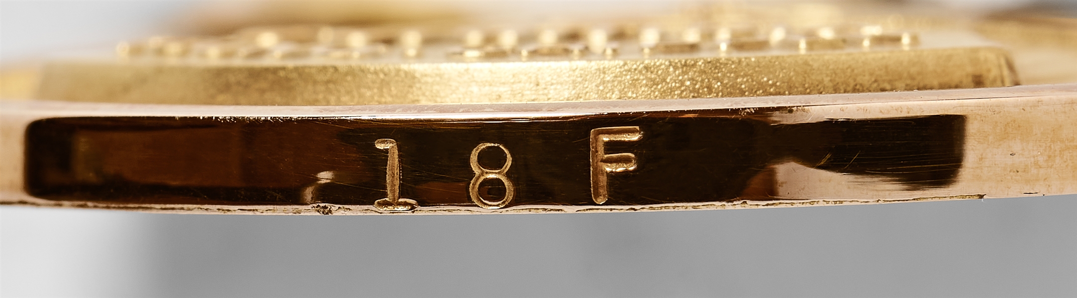 Sally Ride's Personally Owned STS-1 Space Shuttle Columbia Gold Flown Robbins Medal