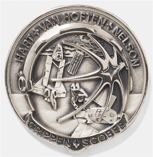 Sally Ride's Personally Owned STS-41-C Space Shuttle Challenger Robbins Medal
