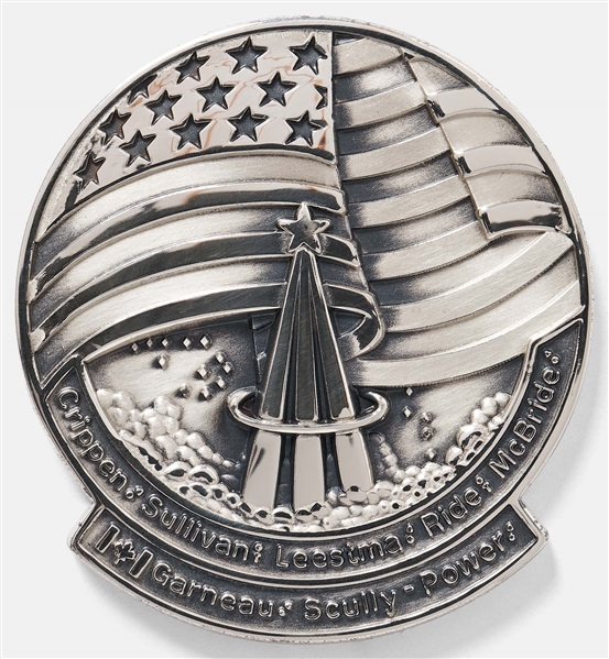 Sally Ride's Personally Owned STS-41-G Space Shuttle Challenger Flown Robbins Medal -- Ride Served as Mission Specialist and Flight Engineer on STS-41-G