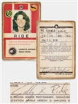 Sally Rides Personally Owned and Signed NASA ID Badge