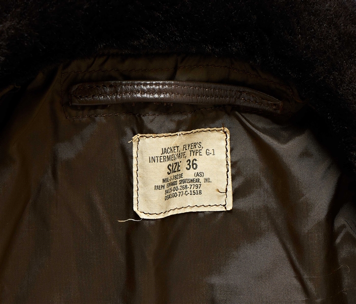 Sally Ride's Personally Owned Leather Bomber Jacket