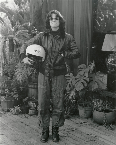 Sally Ride's Personally Owned Leather Bomber Jacket