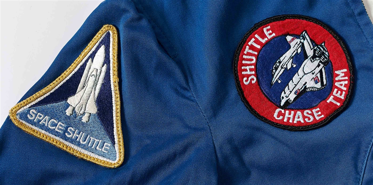Sally Ride's Personally Owned NASA ''Chase Team'' Jacket
