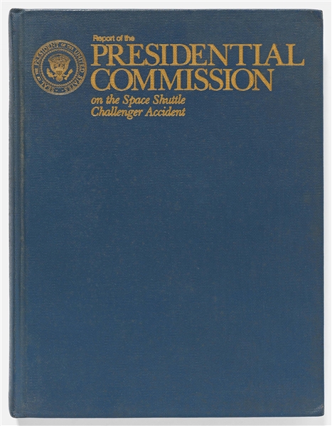 Sally Ride's Personal Copy of the Rogers Commission Report Investigating the Space Shuttle Challenger Disaster -- Ride Played a Pivotal Role as a Commission Member in Exposing the O-Ring Coverup