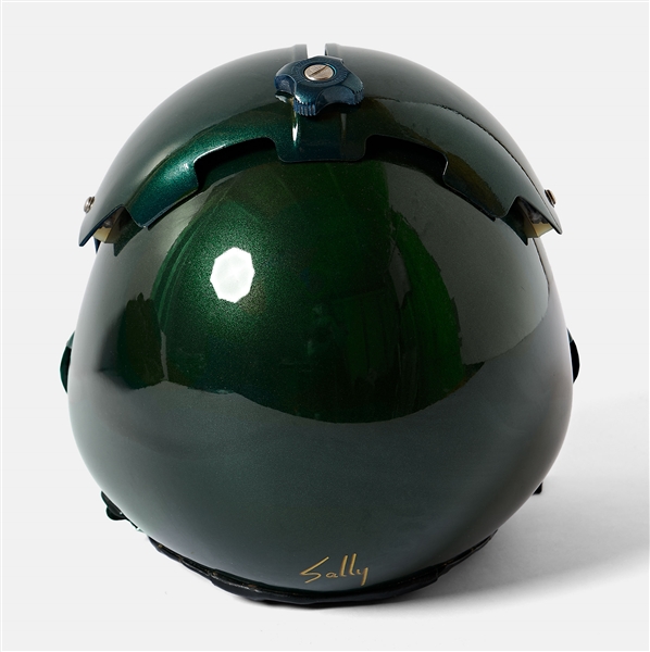 Sally Ride's Personally Owned Flight Helmet -- Custom-Made with Her Name ''Sally''