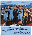 Fred Haise Signed 20 x 16 Photo of the Apollo 13 Crew Accepting the Presidential Medal of Freedom Award