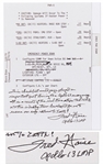 Fred Haise Signed Apollo 13 Flight Notes, a record of the real time steps that NASA & the industry team developed for us to ensure our safe return to Earth!
