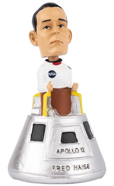 Apollo 13 Astronaut Fred Haise Signed Bobblehead