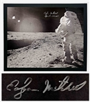 Edgar Mitchell Signed 20 x 16 Photo