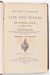 1876 Edition of ''Ten Years in Washington; Life and Scenes in The National Capital As a Woman Sees Them''
