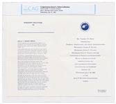 Original Apollo 11 Launch Invitation -- Encapsulated by CAG