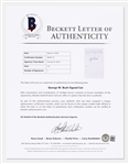 George W. Bush Signed Speech Delivered on 19 March 2003, Announcing the Commencement of Operation Iraqi Freedom -- With Beckett COA