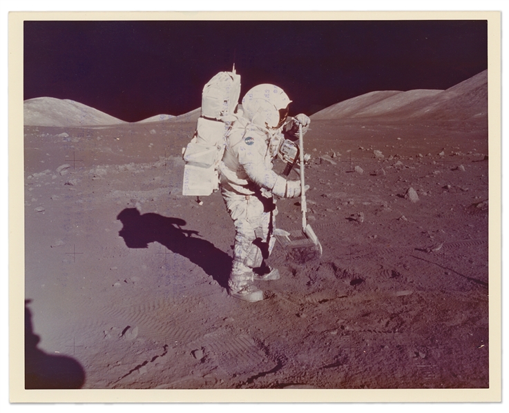 NASA Photo from Apollo 17 Printed on A Kodak Paper