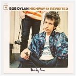 Bob Dylan Signed Album Highway 61 Revisited -- With Jeff Rosen COA