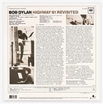 Bob Dylan Signed Album Highway 61 Revisited -- With Jeff Rosen COA