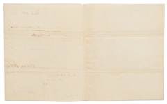 Gideon Welles Naval Appointment Signed as Secretary of the Navy in Abraham Lincoln's Cabinet