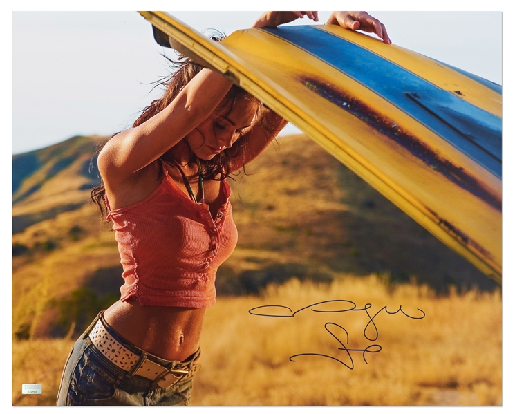 Megan Fox Signed Transformers 16 x 20 Photo