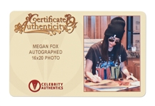 Megan Fox Signed ''Transformers'' 16'' x 20'' Photo