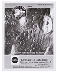 Fred Haise Signed Apollo 13 Mission Operation Report -- Haise Adds the Famous Mission Quote: ''Houston, we've had a problem here!''
