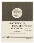 Fred Haise Signed Saturn V Flight Manual -- Haise Adds ''Houston, we've had a problem here!''