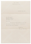 Letter Signed by Cole Porter -- ...you were married last week. This is a mere note to wish you both great happiness...