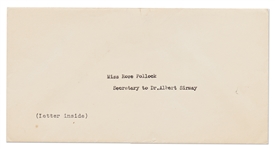 Letter Signed by Cole Porter -- ...you were married last week. This is a mere note to wish you both great happiness...