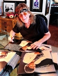 Michael Jackson Thriller Album with Handwritten Memory of How the Famous Photos Were Captured by Photographer Dick Zimmerman