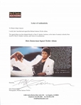 Michael Jackson Thriller Album with Handwritten Memory of How the Famous Photos Were Captured by Photographer Dick Zimmerman