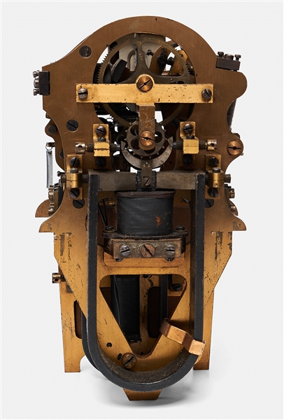 Thomas Edison's Universal Self-Winding Stock Ticker -- With Original Glass Dome
