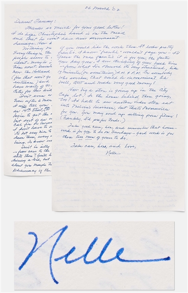 Harper Lee Autograph Letter Signed from NYC After 9/11 -- ''...when you're walking around down there, every step you take is on a pulverized human being. To know what hell is like, go take a look...''