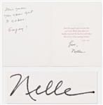 Harper Lee Christmas Card Signed with Handwritten Note