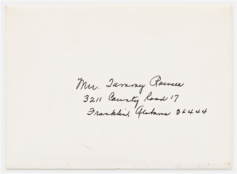 Harper Lee Christmas Card Signed ''Nelle Harper Lee''