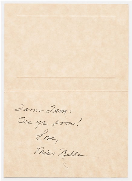 Harper Lee Signed Card