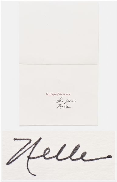 Harper Lee Christmas Card Signed