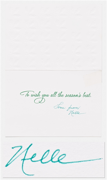 Harper Lee Christmas Card Signed