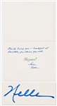 Harper Lee Christmas Card Signed With Handwritten Note