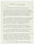 John Steinbeck Letter Signed from Sag Harbor, New York -- ''I built a little model of a tiny work room...It will be like a small lighthouse...and it will have nothing in it except my work things''