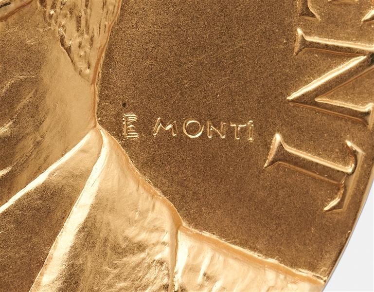 John F. Kennedy Inaugural Medal Made of 18 Karat Gold -- Extremely Rare