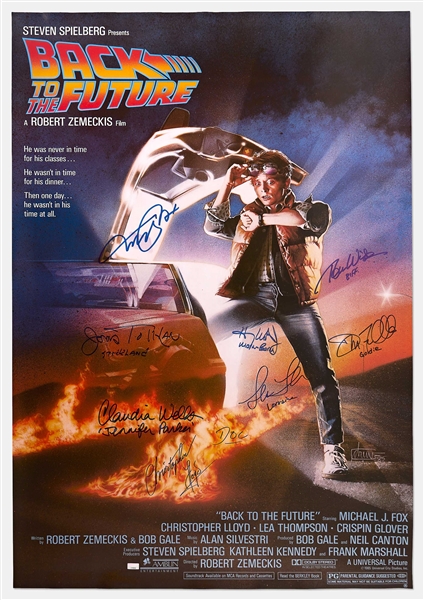 ''Back to the Future'' Cast-Signed Poster -- Includes Signatures of Michael J. Fox and Christopher Lloyd