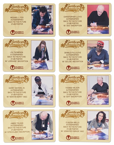 ''Back to the Future'' Cast-Signed Poster -- Includes Signatures of Michael J. Fox and Christopher Lloyd
