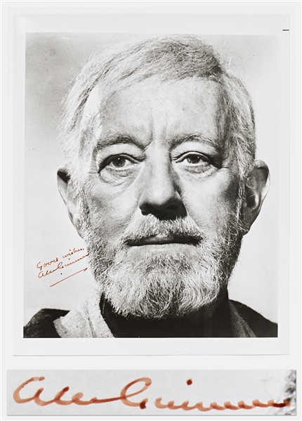 Alec Guinness Signed 8'' x 10'' Photo as Obi-Wan Kenobi in ''Star Wars'' -- Uninscribed, with JSA COA