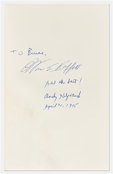 Warren Buffett Signature